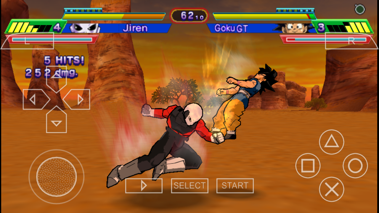 ppsspp dragon ball games